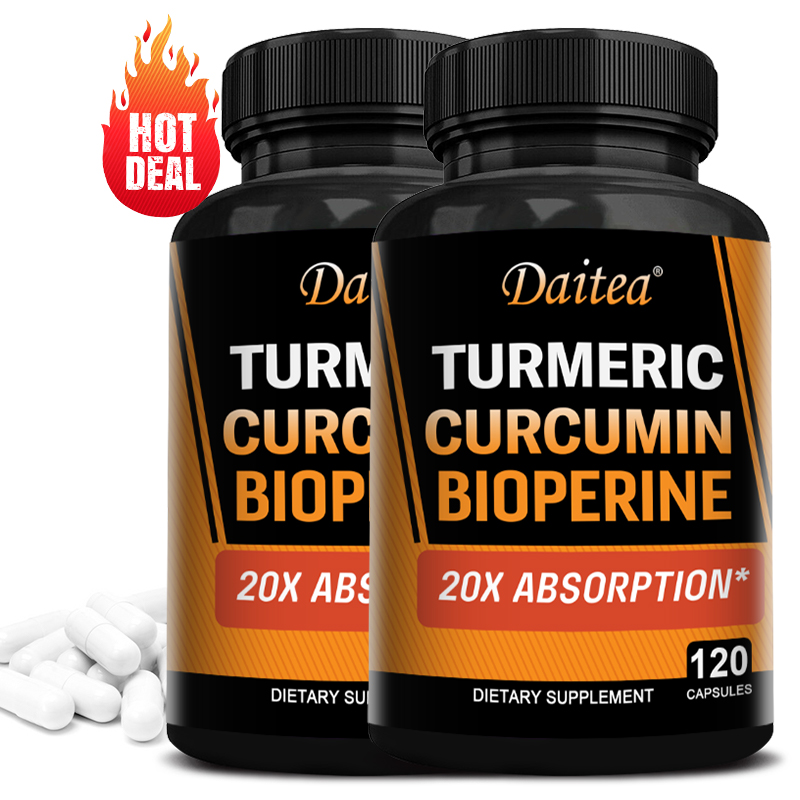 Turmeric Curcumin Capsule - Zerdeçal Kurkumin Kapsülleri 2500mg %95 Kurkuminoidler